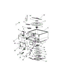 Tubs And Components parts for  Dishwasher DS603I from AppliancePartsPros.com