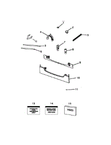 Installation Components parts for  Dishwasher DS603I-88274 from AppliancePartsPros.com
