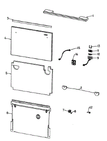 Front Panels / Controls parts for  Dishwasher DS605FDSSFPUS88475-A from AppliancePartsPros.com