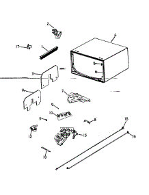 Cabinet Parts parts for  Dishwasher DS605FDSSFPUS88475-A from AppliancePartsPros.com