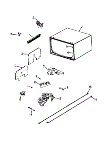 Cabinet Parts parts for  Dishwasher DS605IFPUS-88476-A from AppliancePartsPros.com