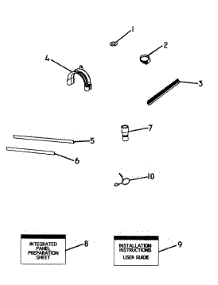 Installation Components parts for  Dishwasher DS605IHFPUS-88477-A from AppliancePartsPros.com