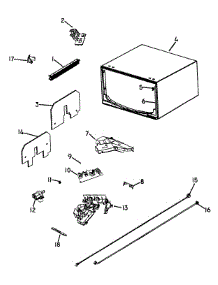 Cabinet Parts parts for  Dishwasher DS605ZWFPUS-88463-A from AppliancePartsPros.com