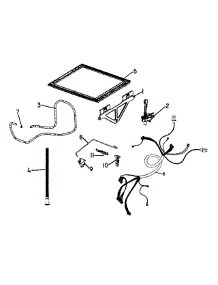 Lid / Link Assy parts for  Dishwasher DS605ZWFPUS-88463-A from AppliancePartsPros.com