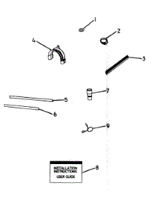 Installation Components parts for  Dishwasher DS605ZWFPUS-88463-A from AppliancePartsPros.com