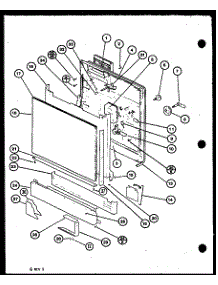 Door / Panel parts for Amana Dishwasher DU5000B/P1130502W from AppliancePartsPros.com