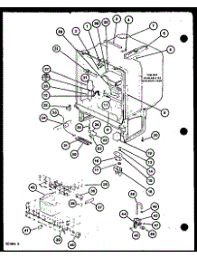 Tub / Upper Rack Assy parts for Amana Dishwasher DU5000B/P1130502W from AppliancePartsPros.com