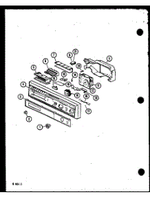 (Du6000b / P7712009w) (Du6000br / P7712012w) (Du6000br / P1130503w) parts for Amana Dishwasher DU6000/P7712003W from AppliancePartsPros.com