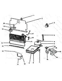 Motor Assy parts for Danby Upright Freezer DUF1704WE from AppliancePartsPros.com