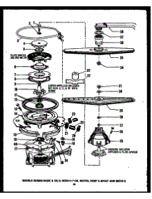 Motor (Dur-203-19-Ok) (Dur-203-19-Ck) (Dcr-211-1D-Ok) (Dcr-211-1F-Ok) (Dcr-211-1N-Ok) (Dcr-211-1C-Ok) (Dcr-211-1V-Ok) parts for Caloric Dishwasher DUR-208-19-CK from AppliancePartsPros.com