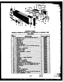 Control Panel (Dus205-19) (Dur205-19-Ol) (Dcs215-1W) (Dcs215-1C) (Dcs215-1A) (Dcs215-1L) (Dcs215-1H) (Dcr225-1A-Om) (Dcr225-1W-Om) (Dcr225-1L-Om) (Dcr225-1C-Om) (Dcr225-1H-Om) parts for Caloric Dishwasher DUS202-1H from AppliancePartsPros.com