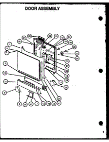 Door Assembly (Gax100l / P1139727nl) (Dus200w / P1139728nw) (Dus300l / P1139729nl) (Dus300b / P1139729nb) (Dus400b / P1139730nb) (Dus500b / P1139731nb) (Ddw550b / P1139735nb) parts for Caloric Dishwasher DUS300L/P1139729NL from AppliancePartsPros.com