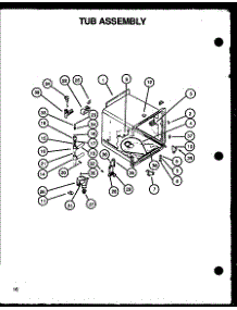 Ptub Assembly (Dcs450w / P1139734nw) parts for Caloric Dishwasher DUS600WW/P1139732NW from AppliancePartsPros.com