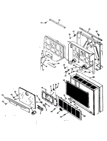 Cabinet parts for Icp Wall Heater DV-108-2 from AppliancePartsPros.com