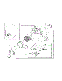 Motor parts for Samsung Dryer DV220AEW/XAA-01 from AppliancePartsPros.com