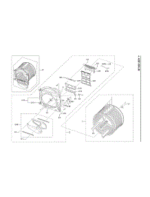 Drum Assy parts for Samsung Dryer DV22K6800EW/A1-11 from AppliancePartsPros.com