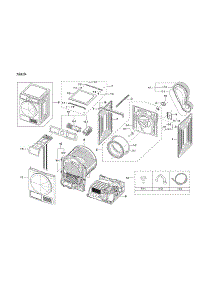 Main Unit Parts parts for Samsung Dryer DV22N6850HX/A2-00 from AppliancePartsPros.com