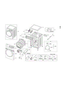Main Assy parts for Samsung Dryer DV42H5200GF/A3-02 from AppliancePartsPros.com
