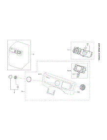 Panel Control Assy parts for Samsung Dryer DV42H5200GF/A3-02 from AppliancePartsPros.com