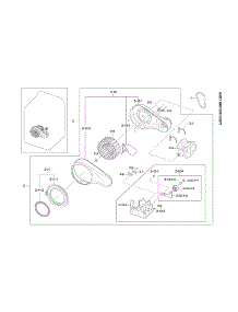 Motor Duct Assy parts for Samsung Dryer DV45K7100EW/A3-00 from AppliancePartsPros.com