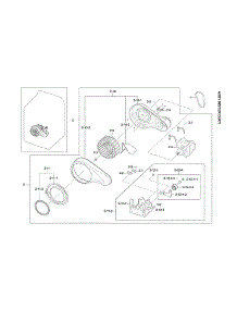 Motor Duct Assy parts for Samsung Dryer DV52J8700EP/A2-01 from AppliancePartsPros.com