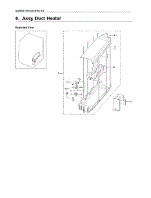 Heater Duct Assy parts for Samsung Dryer DV5451AEW/XAA-03 from AppliancePartsPros.com