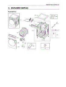 Main Unit Parts parts for Samsung Dryer DVE45R6100P/A3-00 from AppliancePartsPros.com