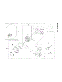 Motor Duct Assy parts for Samsung Dryer DVE45T6200W/A3-00 from AppliancePartsPros.com