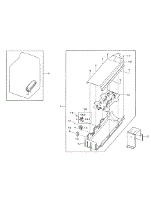 Duct Heater - Electric parts for Samsung Dryer DVE50M7450W/A3-00 from AppliancePartsPros.com