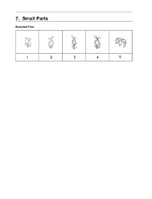 Small Parts parts for Samsung Dryer DVE50R5400W/A3-00 from AppliancePartsPros.com