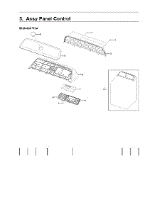 Assy Panel Control parts for Samsung Dryer DVE54R7200V/A3-00 from AppliancePartsPros.com