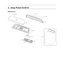 Assy Panel Control parts for Samsung Dryer DVE54R7200W/A3-00 from AppliancePartsPros.com