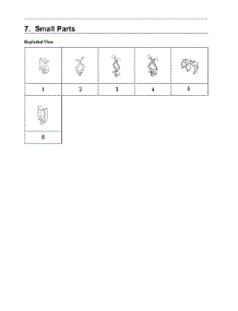 Small Parts parts for Samsung Dryer DVE54R7200W/A3-00 from AppliancePartsPros.com