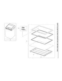 Dual Module-Die Rack Dry,Case Assy parts for Samsung Dryer DVE60A9900V/A3-00 from AppliancePartsPros.com