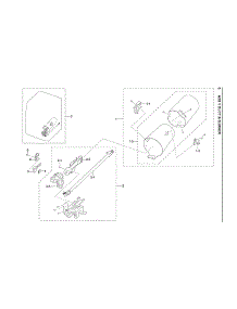 Duct & Burner Assy parts for Samsung Dryer DVG45A6400W/A3-00 from AppliancePartsPros.com
