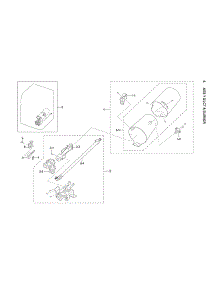 Duct & Burner Assy parts for Samsung Dryer DVG45B6300W/A3-00 from AppliancePartsPros.com