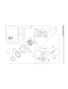 Motor Duct Assy parts for Samsung Dryer DVG52A5500C/A3-00 from AppliancePartsPros.com