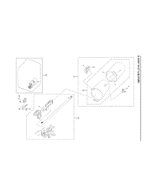 Duct & Burner Assy parts for Samsung Dryer DVG52A5500C/A3-00 from AppliancePartsPros.com