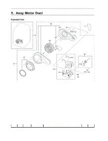 Motor Duct Assy parts for Samsung Dryer DVG54R7600V/A3-00 from AppliancePartsPros.com