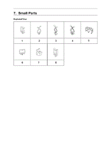 Small Parts parts for Samsung Dryer DVG54R7600V/A3-00 from AppliancePartsPros.com