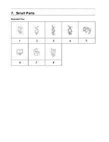 Small Parts parts for Samsung Dryer DVG54R7600W/A3-00 from AppliancePartsPros.com