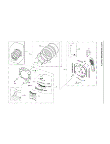 Drum-Module Assy parts for Samsung Dryer DVG60A9900V/A3-00 from AppliancePartsPros.com