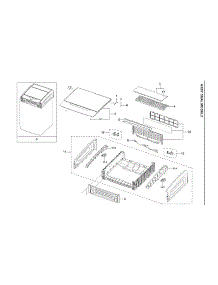 Dual Module Assy parts for Samsung Dryer DVG60A9900V/A3-00 from AppliancePartsPros.com