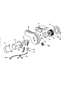 Blower Assembly parts for Preway Space Heater DVM115A-3408 from AppliancePartsPros.com