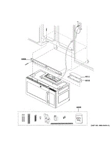 Installation Parts parts for Ge Microwave/Hood Combo DVM7195BL5TS from AppliancePartsPros.com