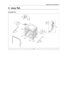 Tub Assy parts for Samsung Dishwasher DW60R2014US/AA-01 from AppliancePartsPros.com