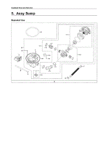 Sump Assy parts for Samsung Dishwasher DW60R2014US/AA-01 from AppliancePartsPros.com