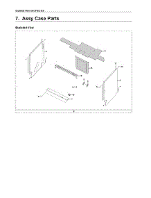 Case Parts Assy parts for Samsung Dishwasher DW60R2014US/AA-01 from AppliancePartsPros.com
