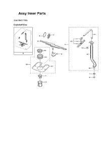 Inner Parts Assy parts for Samsung Dishwasher DW80B6061US/AA-00 from AppliancePartsPros.com