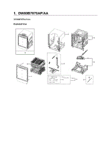 Main Assy parts for Samsung Dishwasher DW80B7070AP/AA-00 from AppliancePartsPros.com